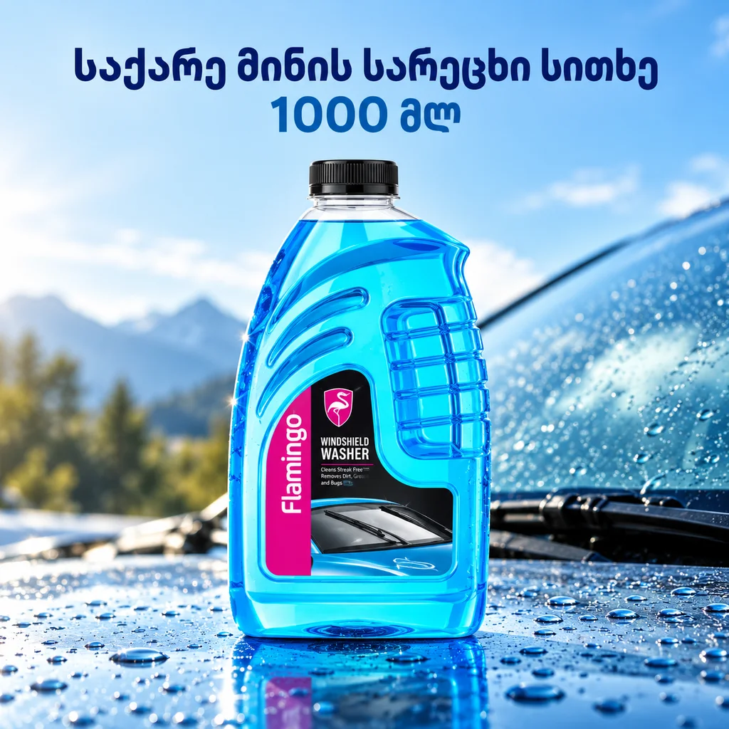 WINDSHIELD WASHER - BLUE 1000ML - საქარე მინის სარეცხი სითხე