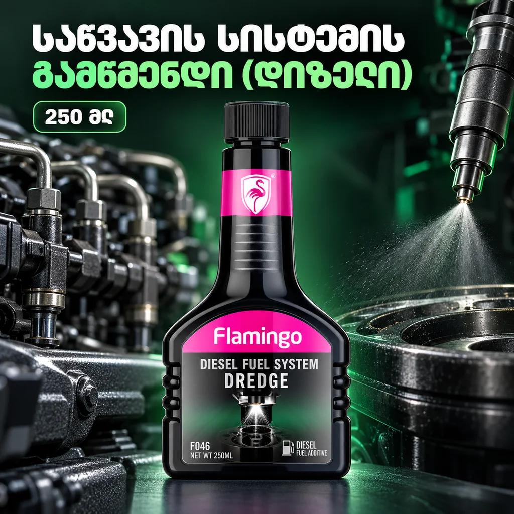 DIESEL FUEL SYSTEM DREDGE (250ML) - საწვავის სისტემის გამწმენდი (დიზელი)