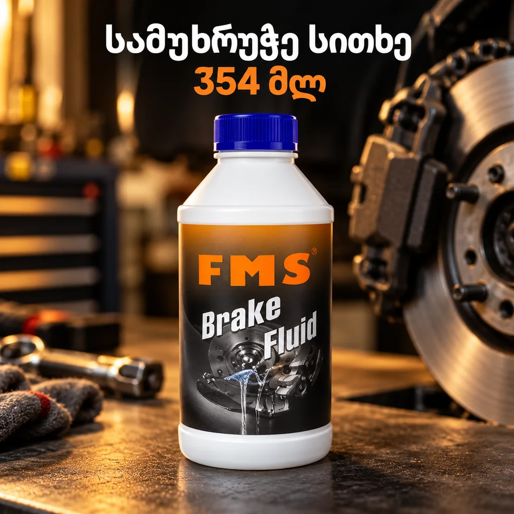 სამუხრუჭე სითხე / BRAKE FUUID 354ML