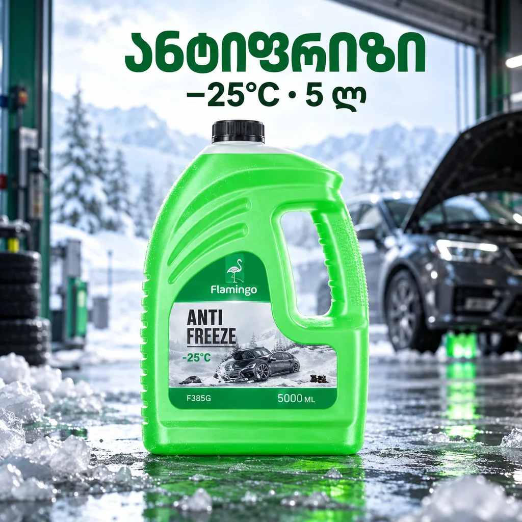 ANTI FREEZE -25℃ - GREEN 5000 ML