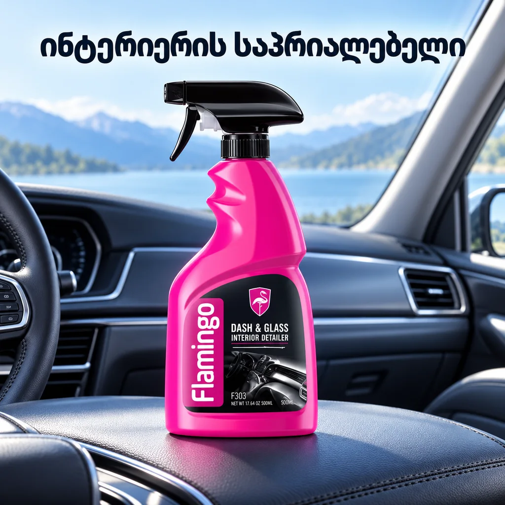DASH & GLASS INTERIOR DETAILER (500ML) - ინტერიერის საპრიალებელი