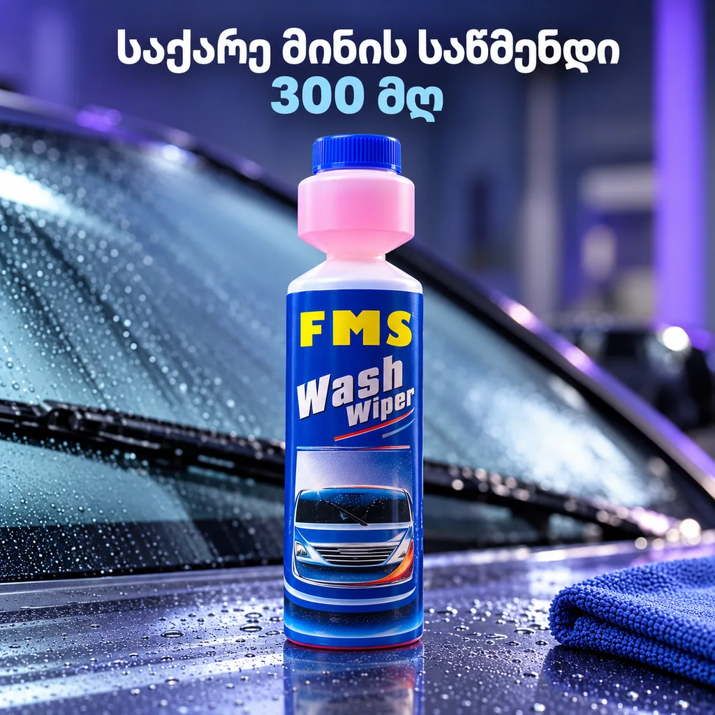 WASH WIPER 300ML - საქარე მინის საწმენდი
