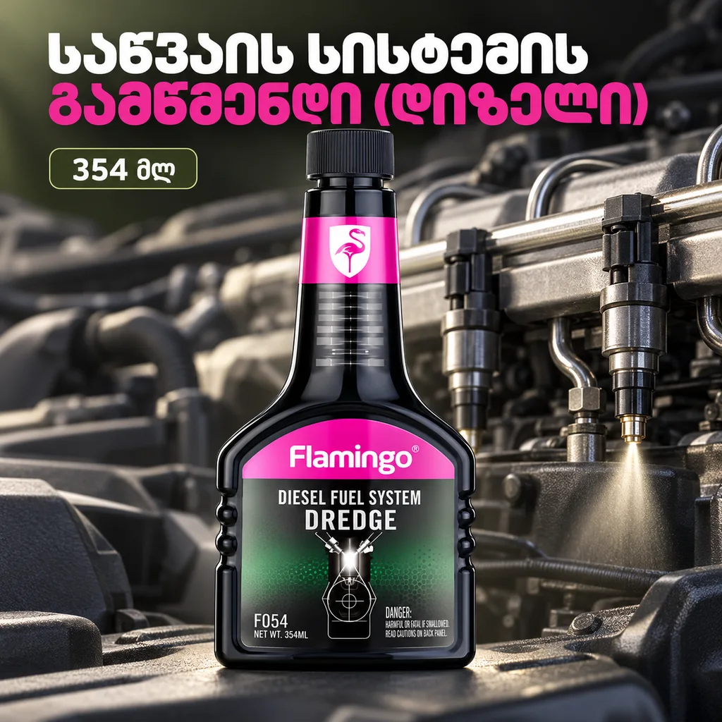 DIESEL FUEL SYSTEM DREDGE (354ML) - საწვავის სისტემის გამწმენდი (დიზელი)