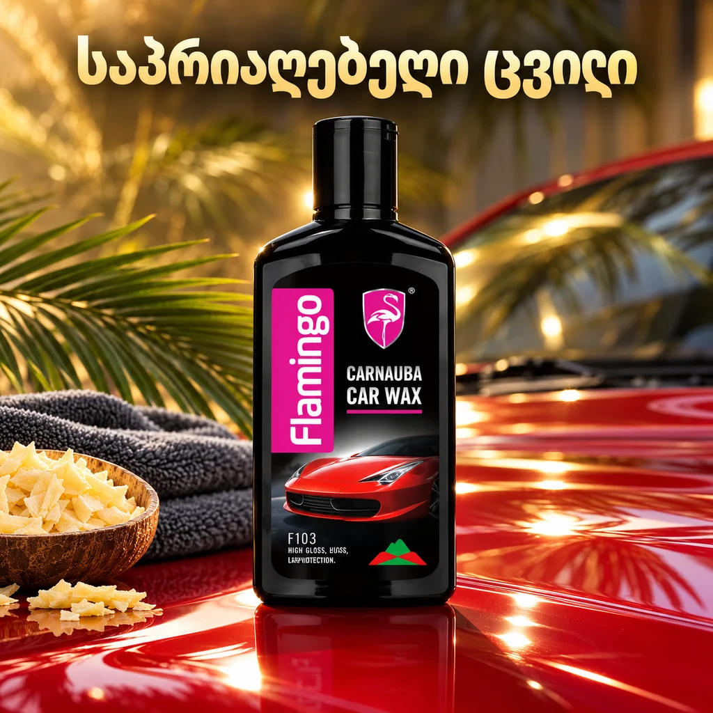 CARNAUBA CAR WAX (300ML) - საპრიალებელი ცვილი