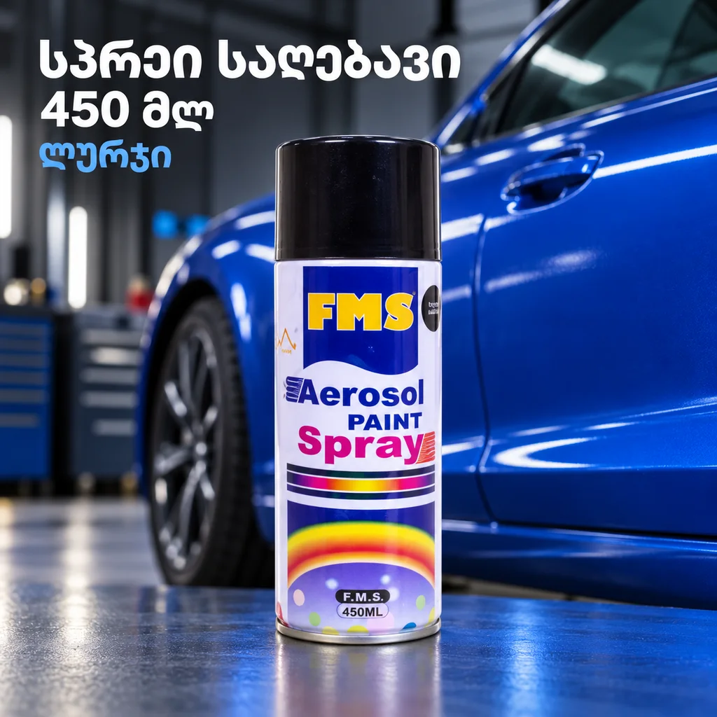 სპრეი საღებავი / PAINT SPRAY(450ML)# 806 HONDA BLUE