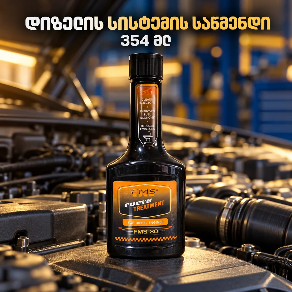დიზელის სისტემის საწმენდი / FUEL TREATMENT 354ML