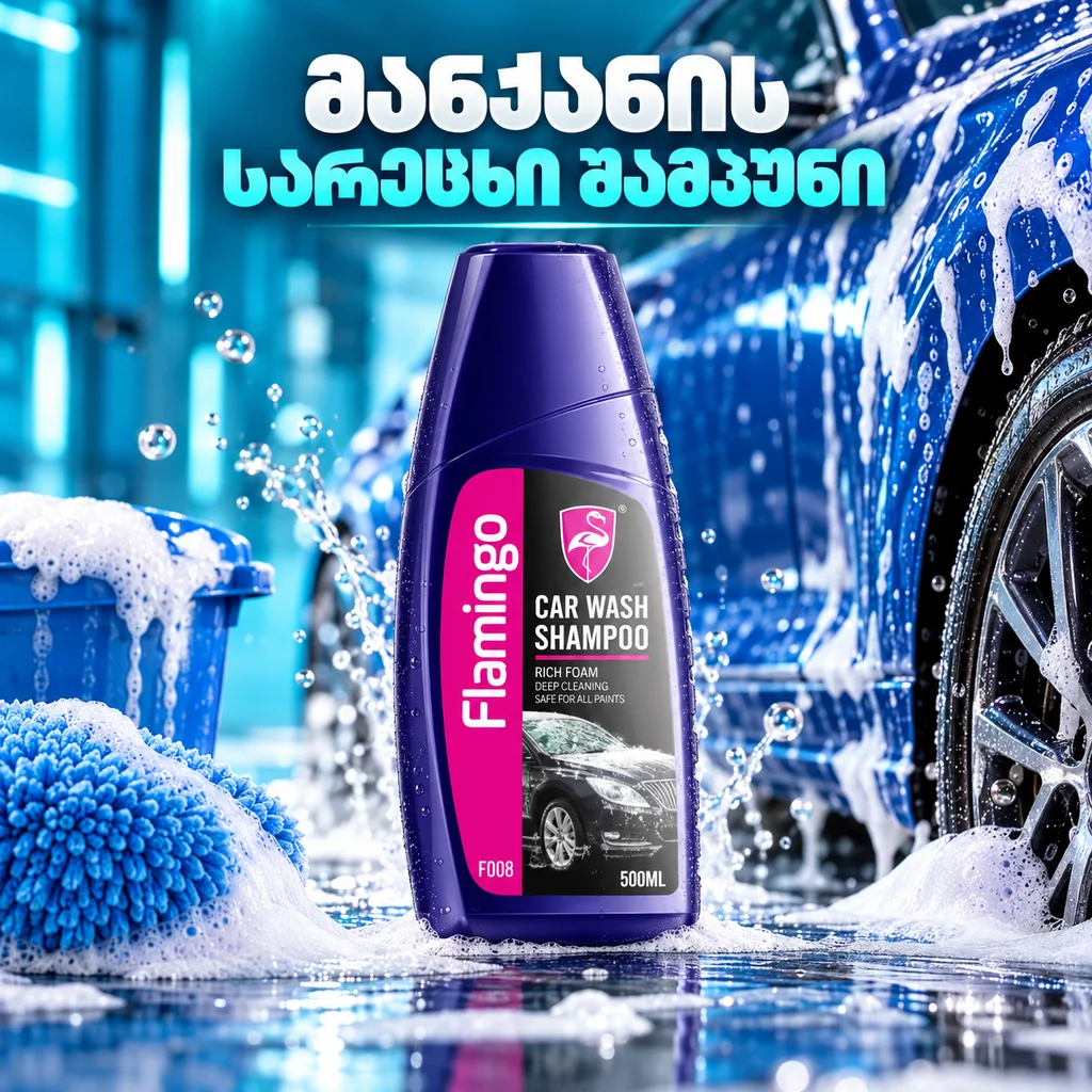 CAR WASH SHAMPOO (500ML) - მანქანის სარეცხი შამპუნი