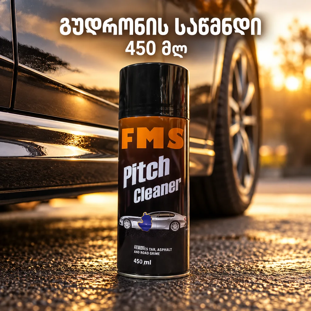 გუდრონის საწმენდი - PITCH CLEANER 450ML