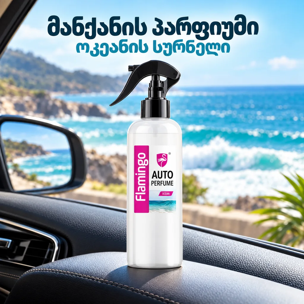 AUTO PERFUME-OCEAN (250ML) - მანქანის პარფიუმი - ოკეანის სურნელით