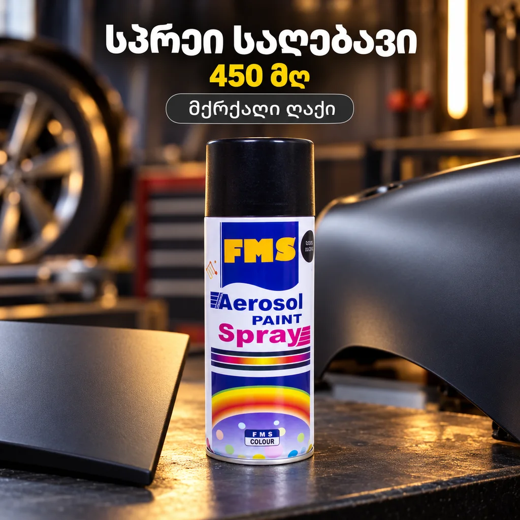 სპრეი საღებავი / PAINT SPRAY(450ML)#191 MATT LACQVER