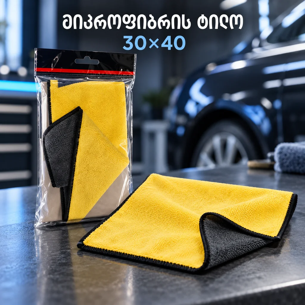 მიკროფიბრის ტილო 30X40