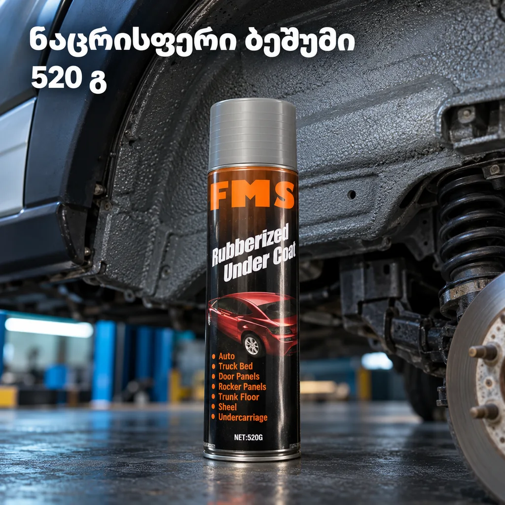 ნაცრისფერი ბეშუმი / RUBBERIZED UNDERCOATING(520G) GREY