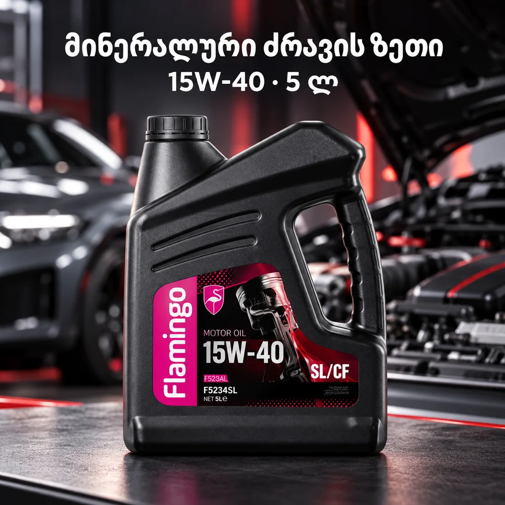 MIERAL MOTOR OIL 15W-40 SL/CF 5000 ML