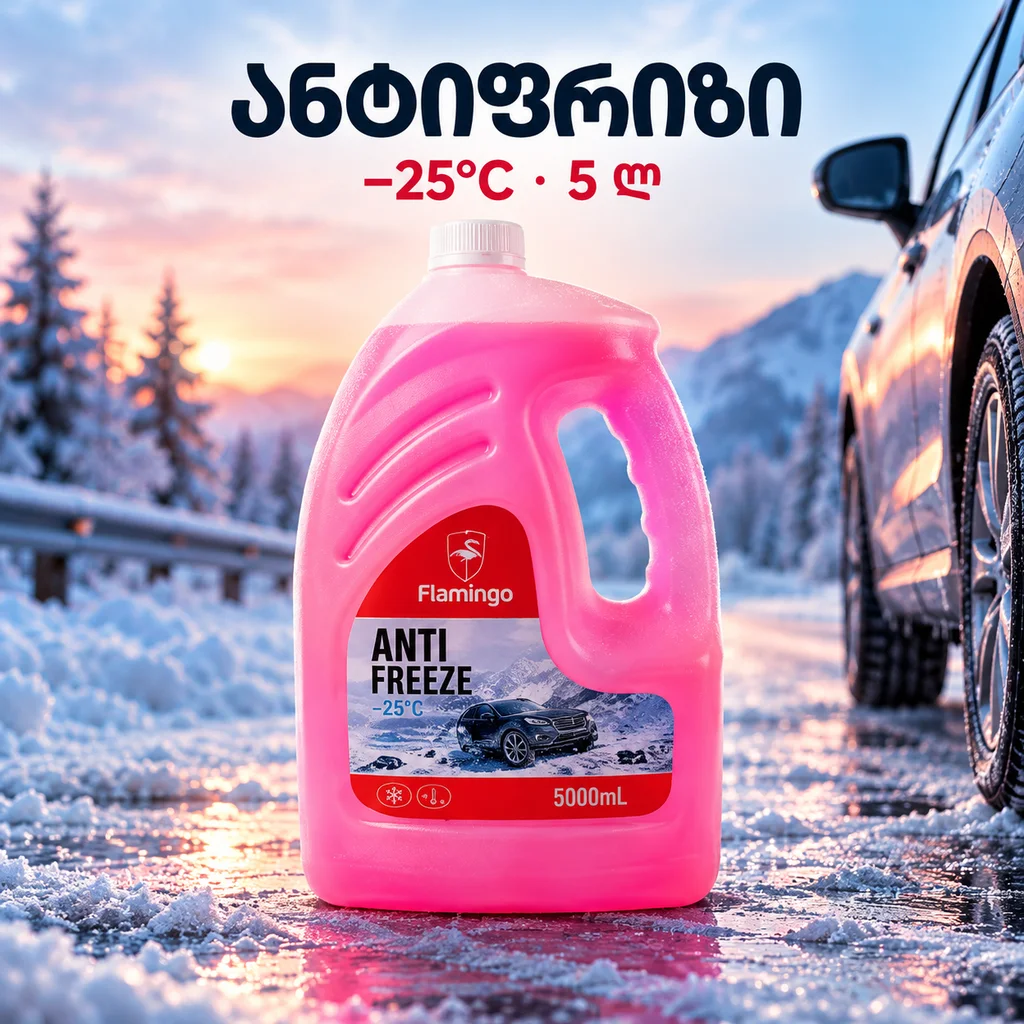 ANTI FREEZE -25℃ - RED 5000 ML