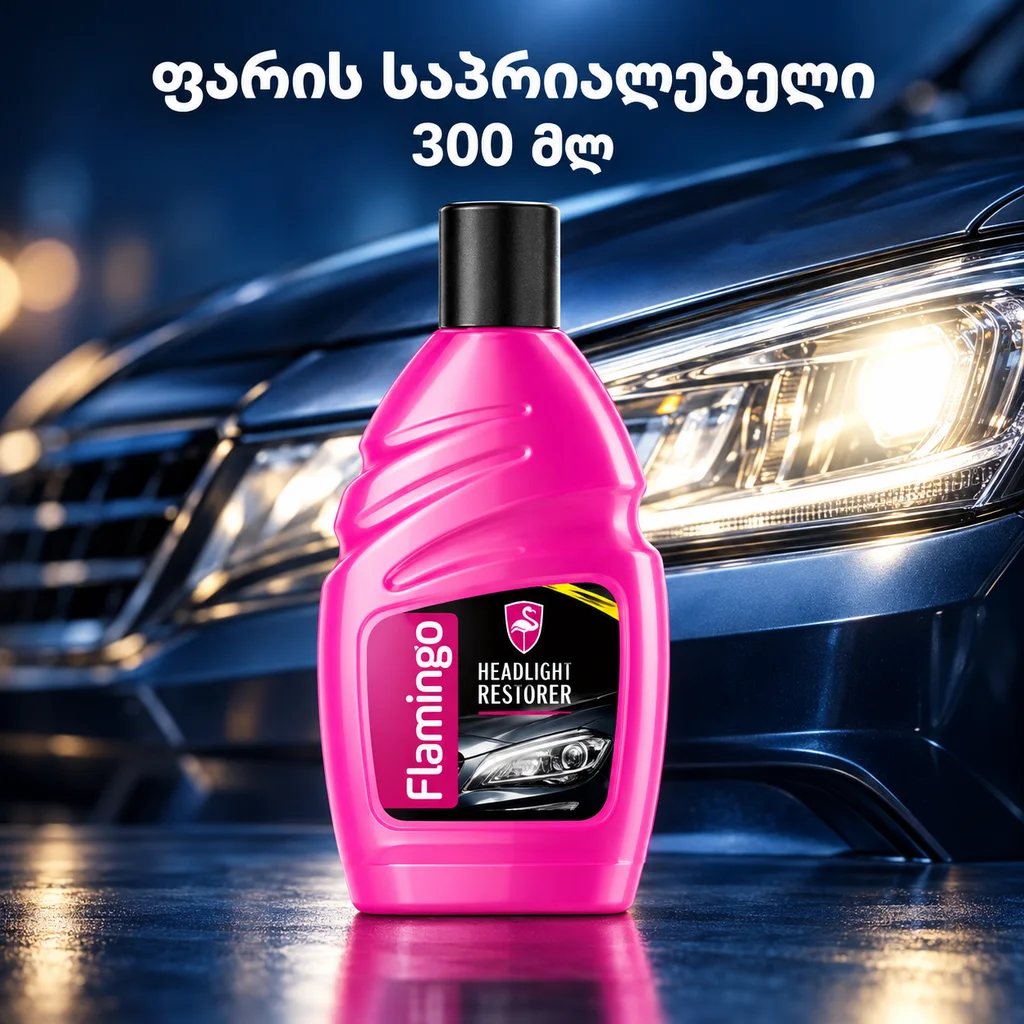 HEADLIGHT RESTORER 300ML - ფარის საპრიალებელი