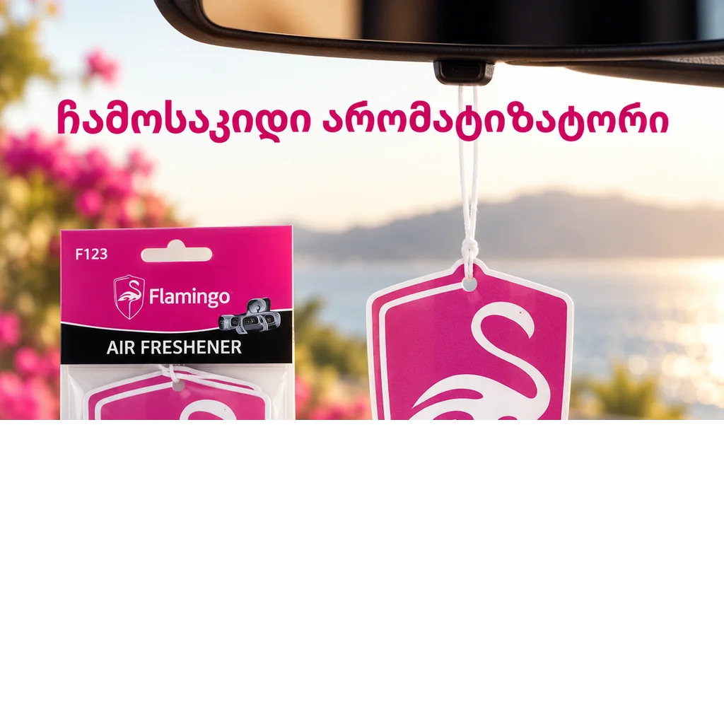 PAPER AIR FRESHENER-MIX SMELL (5G) - ჰაერის არომატიზატორი (ქაღალდის ფორმის ჩამოსაკიდი)