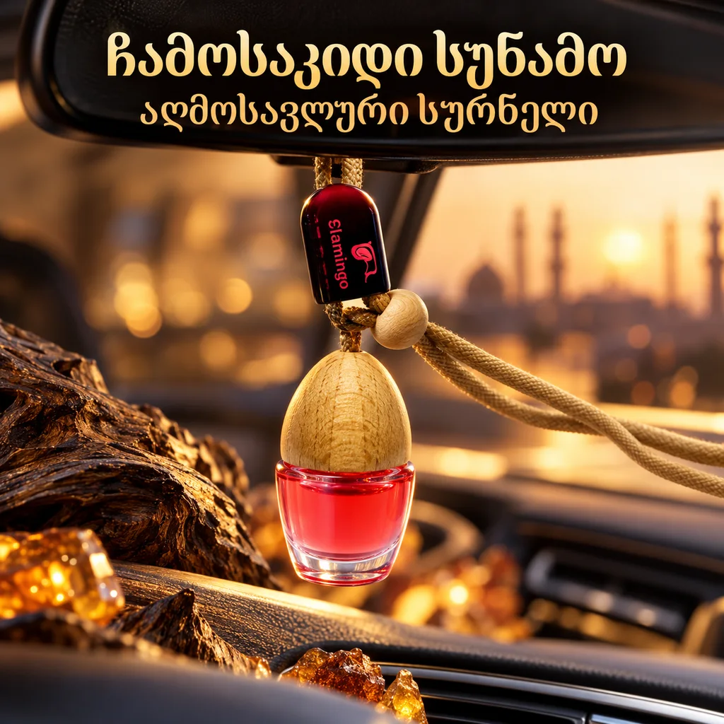 HANGING AIR FRESHENER- OUD (50ML) - ჩამოსაკიდი სუნამო - აღმოსავლური სურნელით