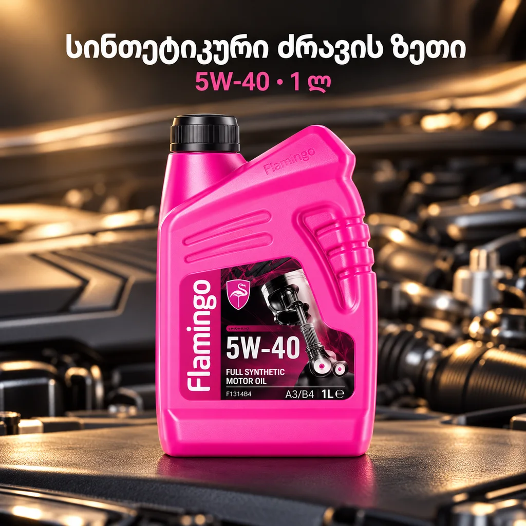 FULL SYNTHETIC MOTOR OIL 5W-40 A3/B4 1000 ML