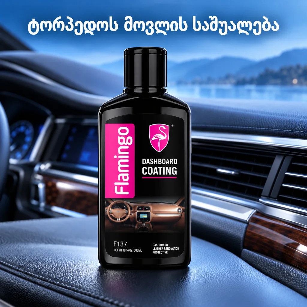 DASHBOARD COATING (300ML) - ტორპედოს მოვლის საშუალება
