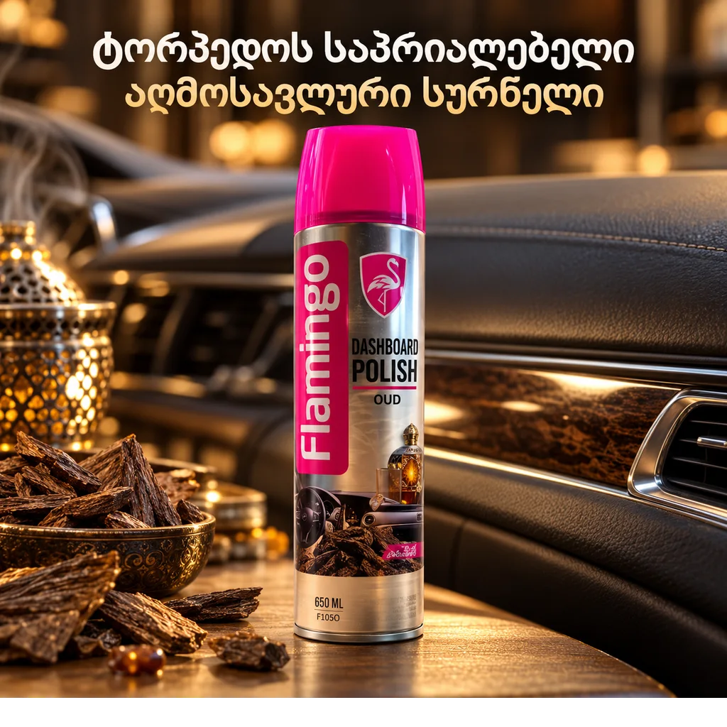 DASHBOARD POLISH-OUD 650 ML - ტორპედოს საპრიალებელი აღმოსავლური სურნელი