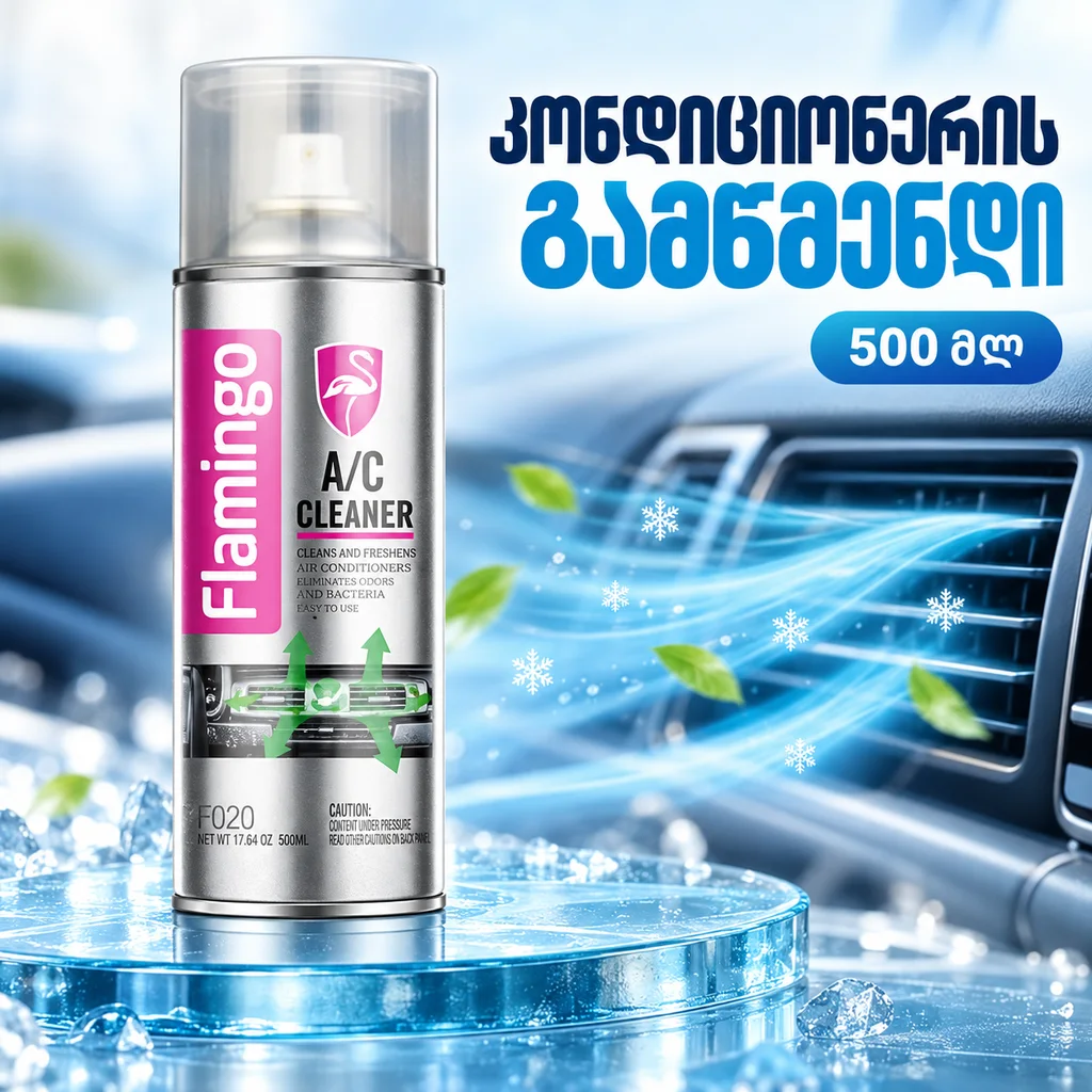 AIR CONDITIONER CLEANER 500ML - კონდიციონერის გამწმენდი
