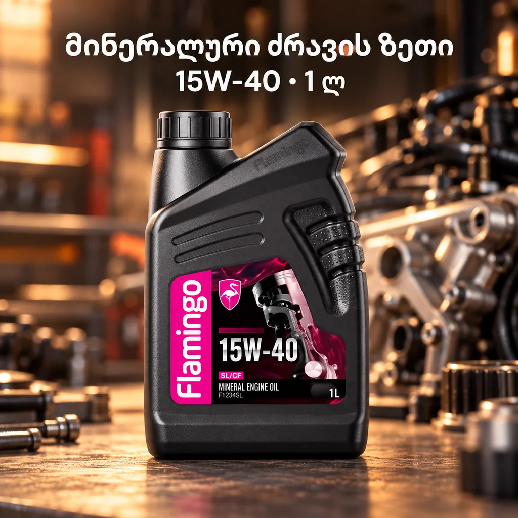 MIERAL MOTOR OIL 15W-40 SL/CF 1000 ML