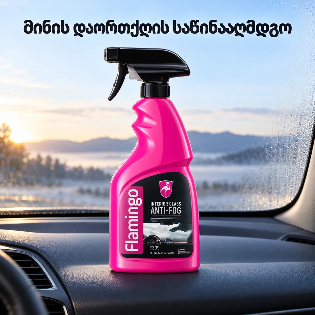INTERIOR GLASS ANTI-FOG 500ML - საქარე მინის დაორთქლის საწინააღმდეგო