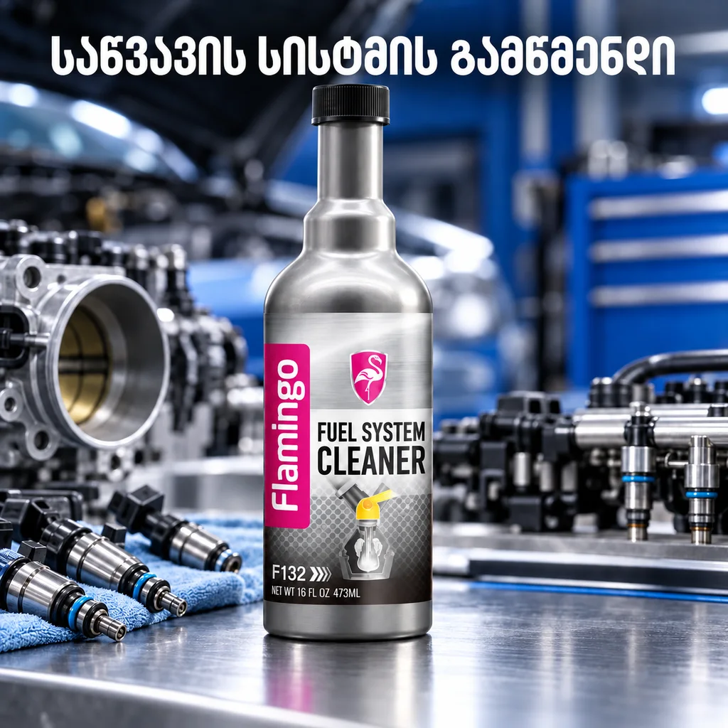 FUEL SYSTEM CLEANER (473ML) - საწვავის სისტემის გამწმენდი