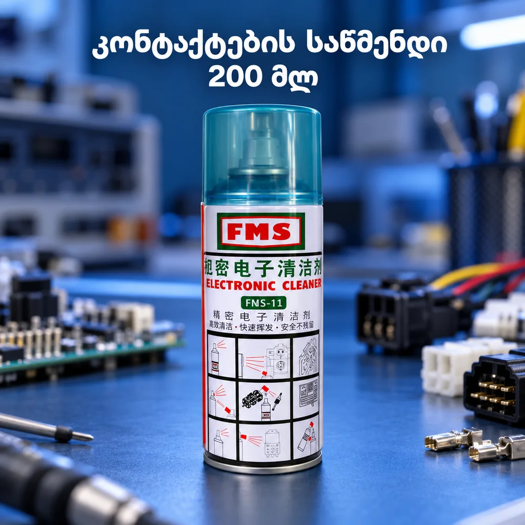 კონტაქტების საწმენდი / ELECTRONIC CLEANER 200ml