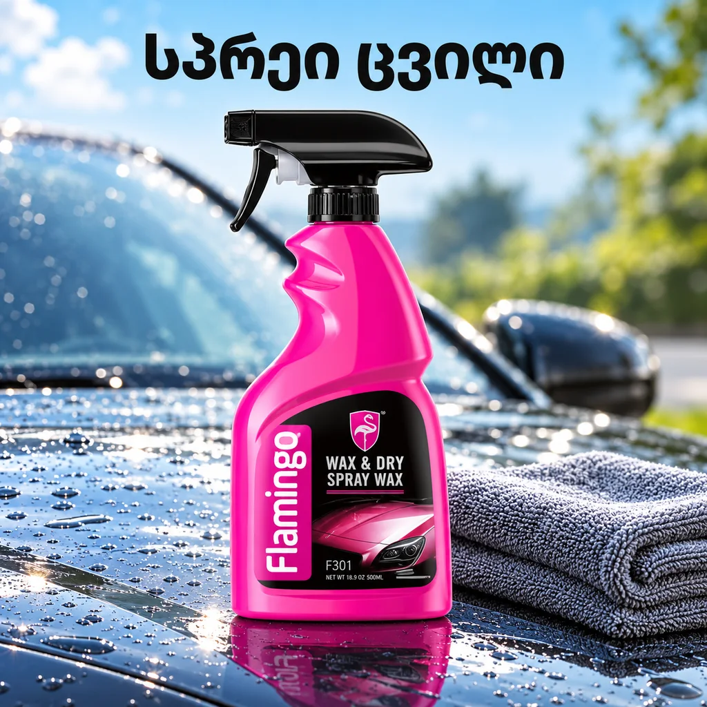 WAX & DRY SPRAY WAX (500ML) - სპრეი ცვილი