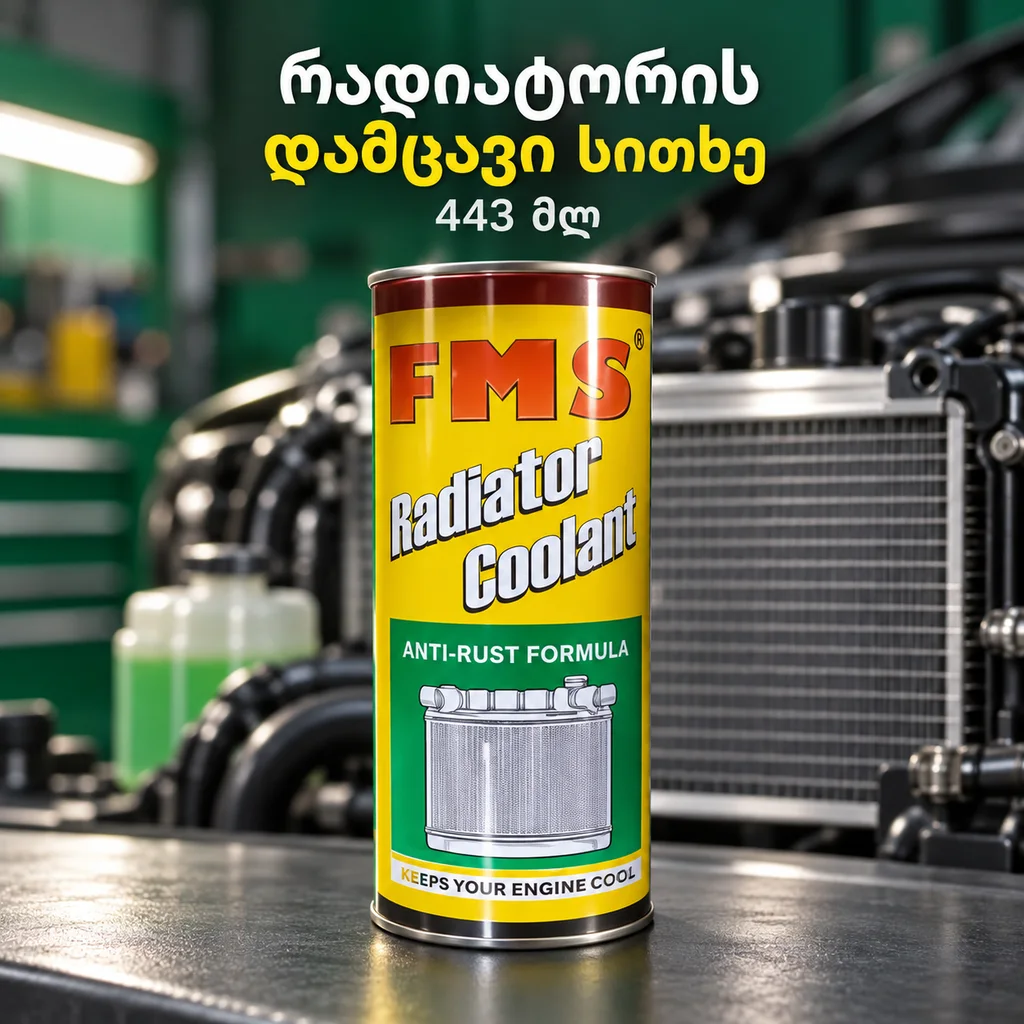 რადიატორის დაჟანგვისგან დამცავი სითხეRADIATOR COOLANT 443ML