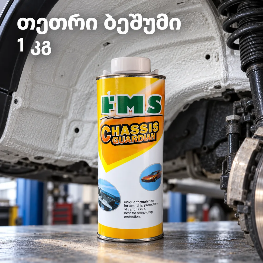 თეთრი ბეშუმი / RUBBERIZED UNDERCOATING (1KG) WHITE