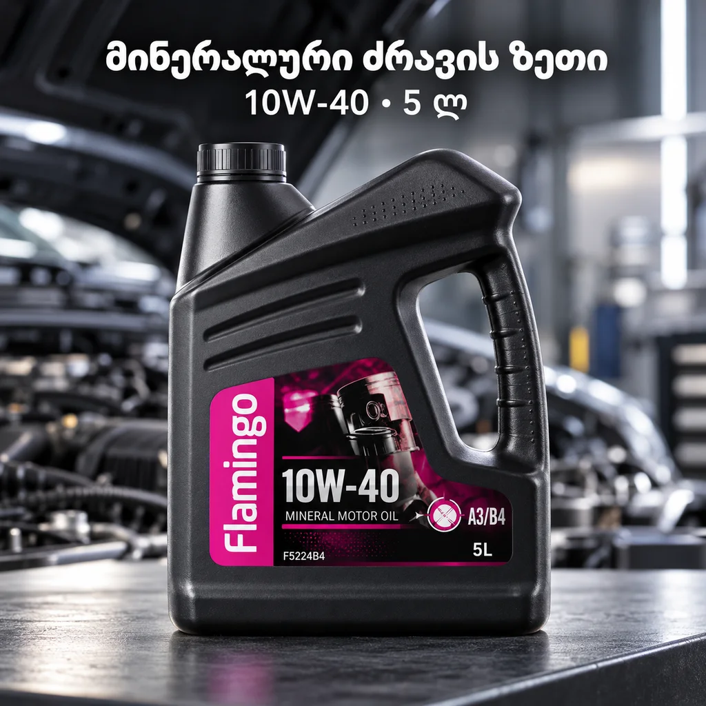 MINERAL MOTOR OIL 10W- 40 A3/B4 5000 ML