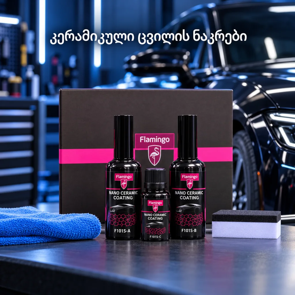 NANO CERAMIC COATING KIT (130ML) - კერამიკული ცვილი