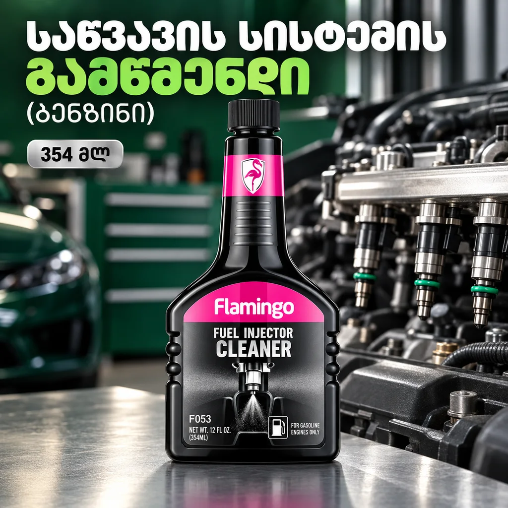 FUEL INJECTOR CLEANER (354ML) - საწვავის სისტემის გამწმენდი (ბენზინი)