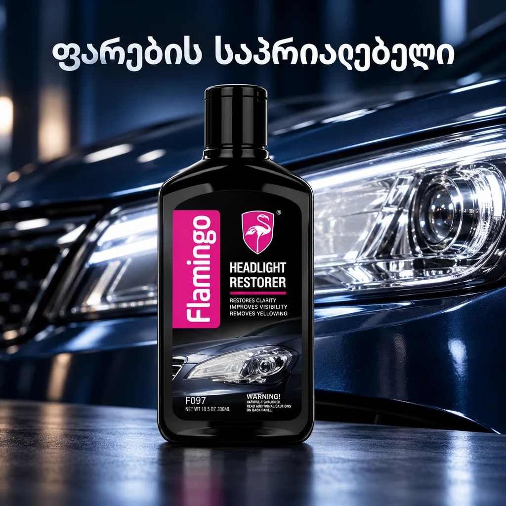 HEADLIGHT RESTORER (300ML) - ფარების საპრიალებელი